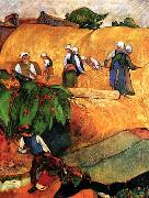 Paul Gauguin Harvest Scene Spain oil painting artist
